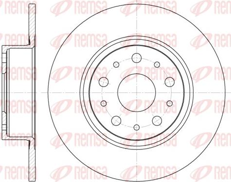 Remsa 6457.00 - Тормозной диск autosila-amz.com