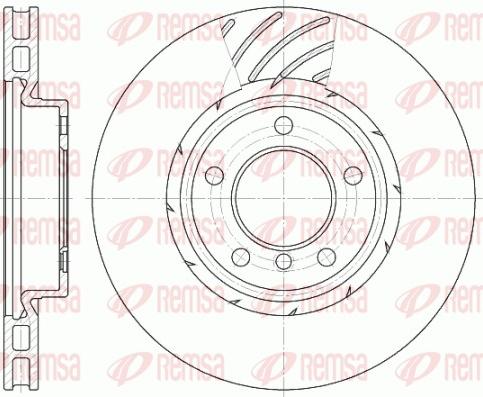 Remsa 6508.11 - Тормозной диск autosila-amz.com