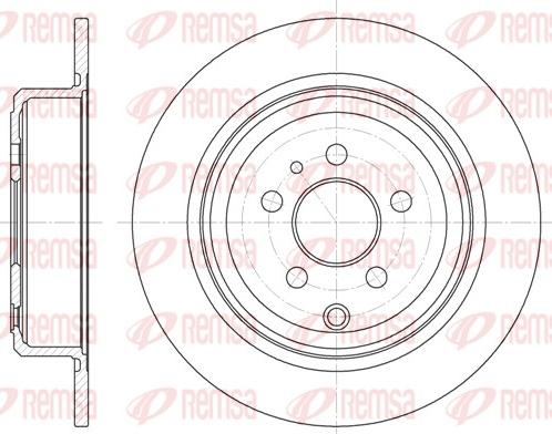 Remsa 6502.00 - Тормозной диск autosila-amz.com