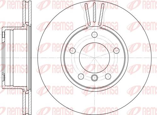 Remsa 6514.10 - Тормозной диск autosila-amz.com