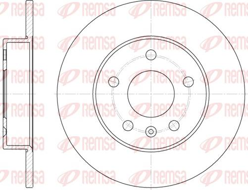 Remsa 6578.00 - Тормозной диск autosila-amz.com