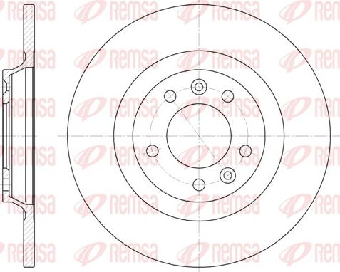 Remsa 6690.00 - Тормозной диск autosila-amz.com