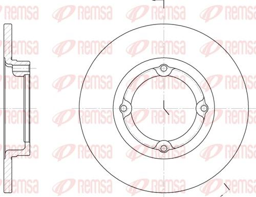 Remsa 6014.00 - Тормозной диск autosila-amz.com