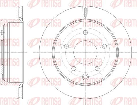 Remsa 61993.10 - Тормозной диск autosila-amz.com