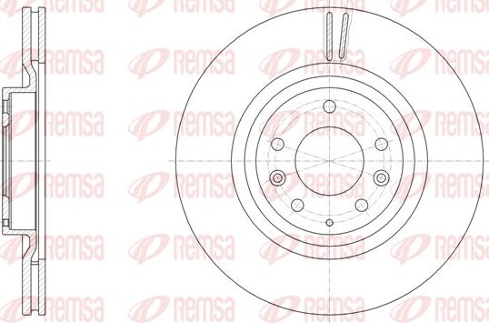 Remsa 61944.10 - Тормозной диск autosila-amz.com