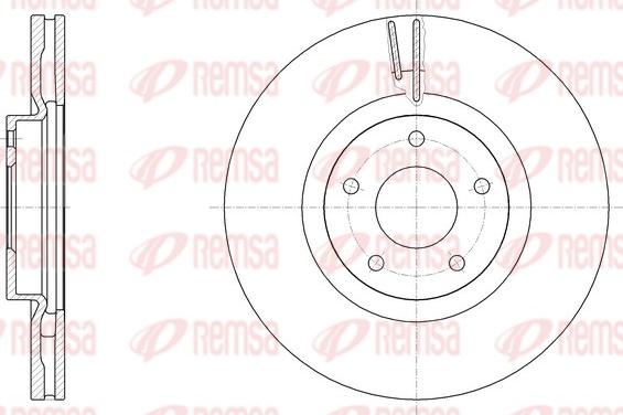 Remsa 61946.10 - Тормозной диск autosila-amz.com