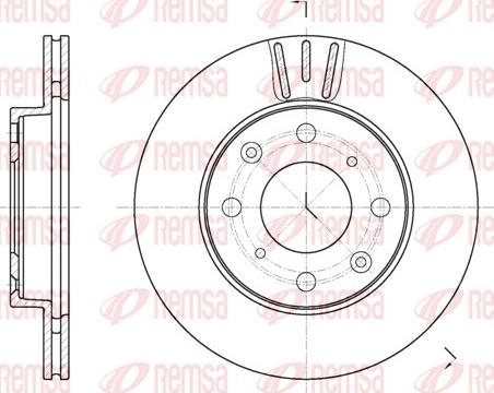 Remsa 61951.10 - Тормозной диск autosila-amz.com