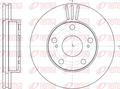 Remsa 61976.10 - Тормозной диск autosila-amz.com