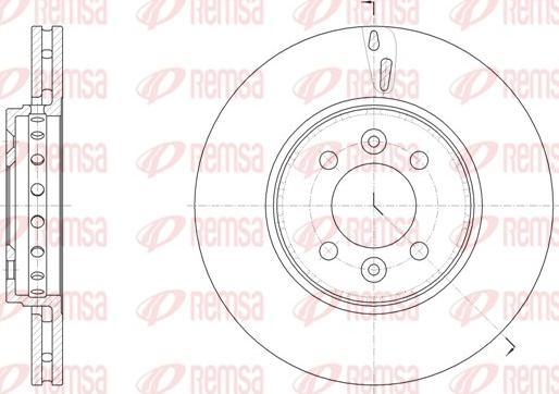 Remsa 61499.10 - Тормозной диск autosila-amz.com
