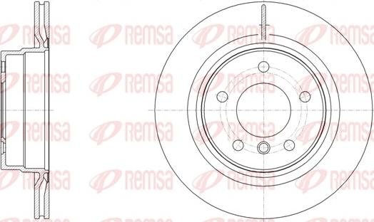 Remsa 61495.10 - Тормозной диск autosila-amz.com