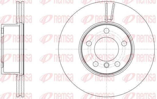 Remsa 61496.10 - Тормозной диск autosila-amz.com