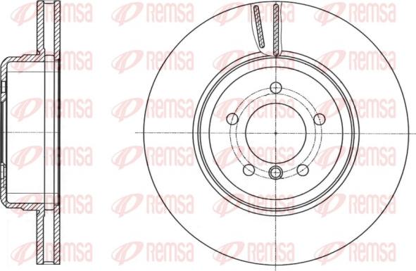 Remsa 61491.10 - Тормозной диск autosila-amz.com