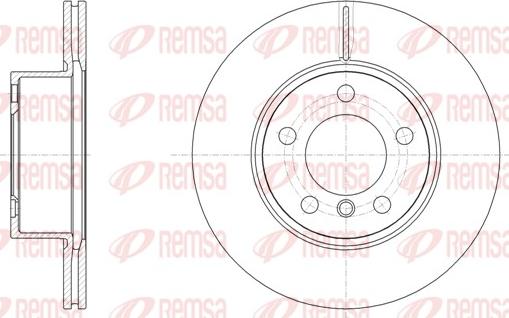 Remsa 61449.10 - Тормозной диск autosila-amz.com