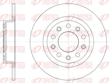 Remsa 61445.00 - Тормозной диск autosila-amz.com