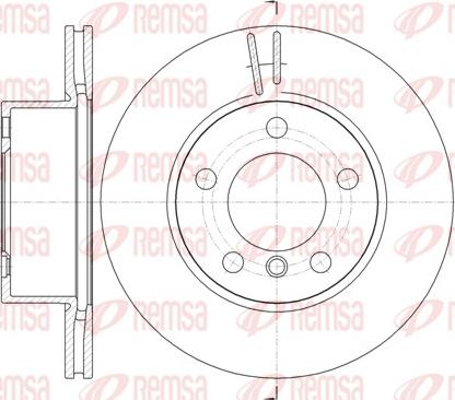 Remsa 61448.10 - Тормозной диск autosila-amz.com