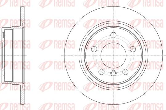 Remsa 61450.00 - Тормозной диск autosila-amz.com