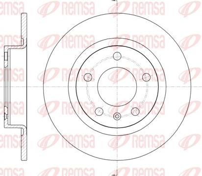 Remsa 61469.00 - Тормозной диск autosila-amz.com