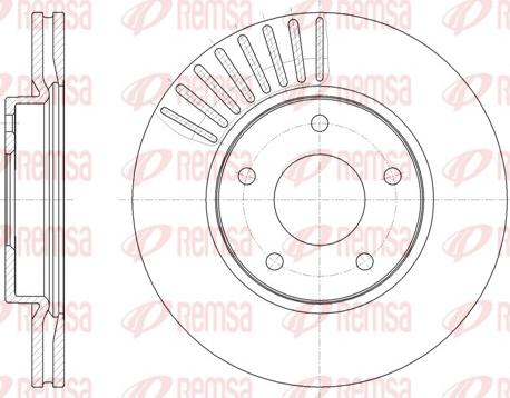 Remsa 61466.10 - Тормозной диск autosila-amz.com