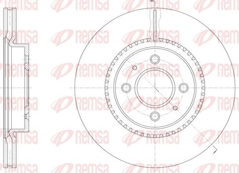 Remsa 61463.10 - Тормозной диск autosila-amz.com