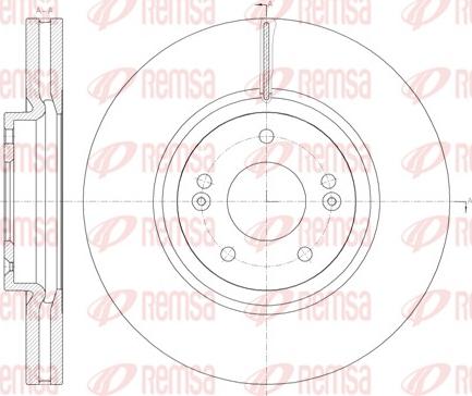 Remsa 61462.10 - Тормозной диск autosila-amz.com