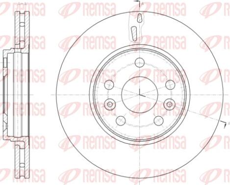 Remsa 61411.10 - Тормозной диск autosila-amz.com