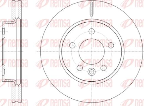 Remsa 61418.10 - Тормозной диск autosila-amz.com