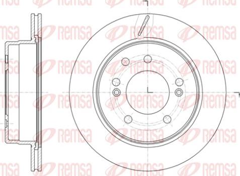 Remsa 61413.10 - Тормозной диск autosila-amz.com