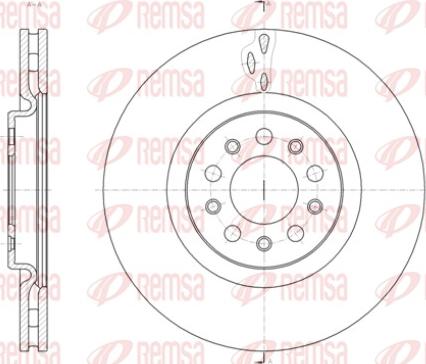 Remsa 61429.10 - Тормозной диск autosila-amz.com