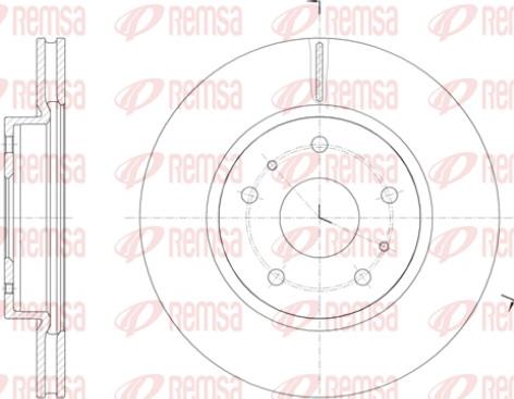 Remsa 61423.10 - Тормозной диск autosila-amz.com