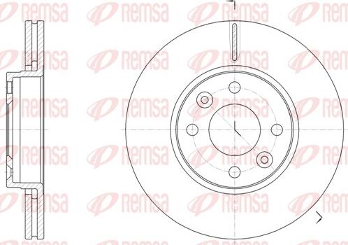 Remsa 61474.10 - Тормозной диск autosila-amz.com