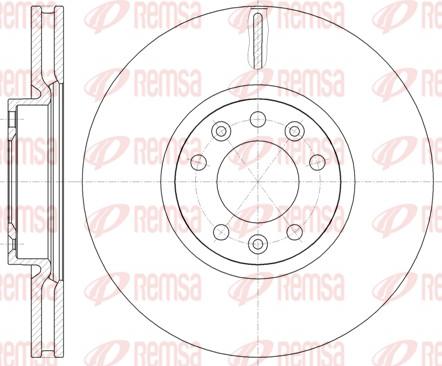 Remsa 61472.10 - Тормозной диск autosila-amz.com