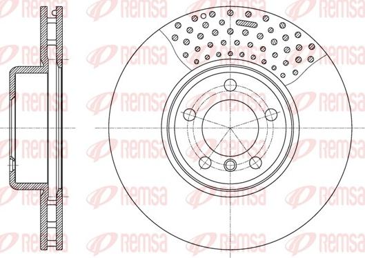 Remsa 61594.10 - Тормозной диск autosila-amz.com