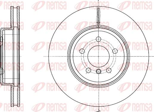 Remsa 61549.10 - Тормозной диск autosila-amz.com