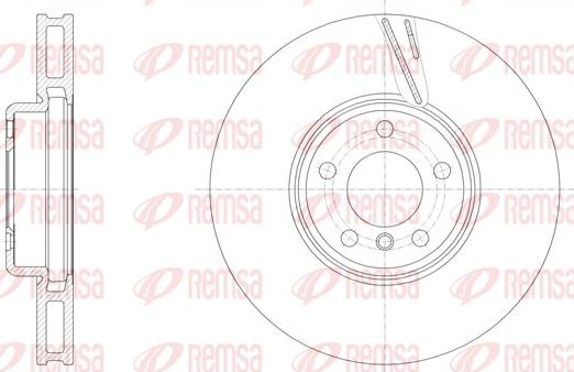 Remsa 61552.11 - Тормозной диск autosila-amz.com