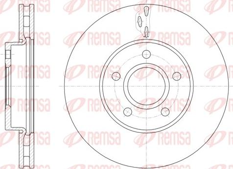 Remsa 61560.10 - Тормозной диск autosila-amz.com