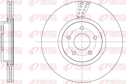 Remsa 61561.10 - Тормозной диск autosila-amz.com