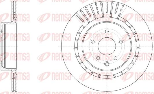 Remsa 61509.10 - Тормозной диск autosila-amz.com