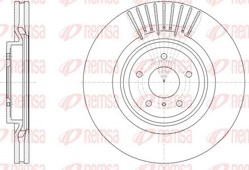 Remsa 61508.10 - Тормозной диск autosila-amz.com