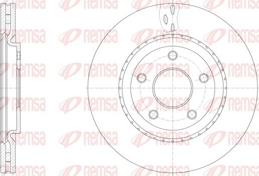 Remsa 61515.10 - Тормозной диск autosila-amz.com