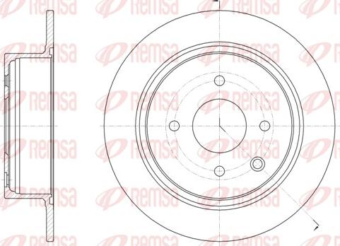 Remsa 61579.00 - Тормозной диск autosila-amz.com