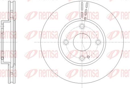 Remsa 61659.10 - Тормозной диск autosila-amz.com