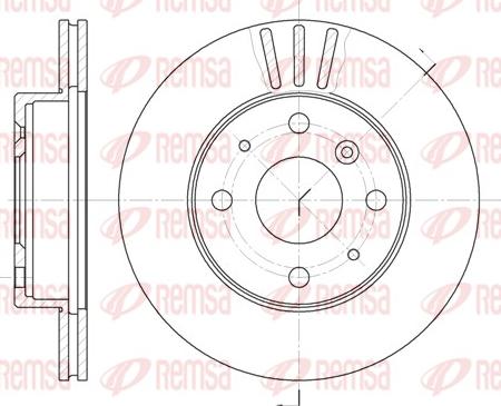 Remsa 61095.10 - Тормозной диск autosila-amz.com