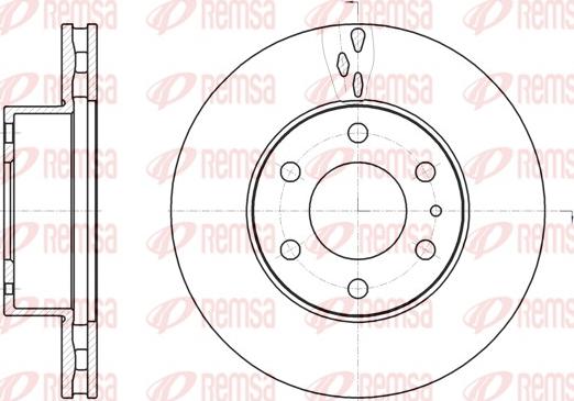 Remsa 61062.10 - Тормозной диск autosila-amz.com