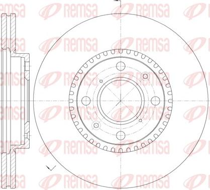 Remsa 61002.10 - Тормозной диск autosila-amz.com