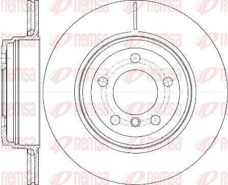 Remsa 61082.10 - Тормозной диск autosila-amz.com