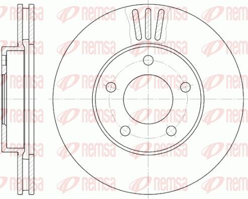 Remsa 61020.10 - Тормозной диск autosila-amz.com