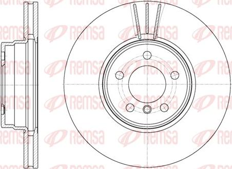 Remsa 61028.10 - Тормозной диск autosila-amz.com