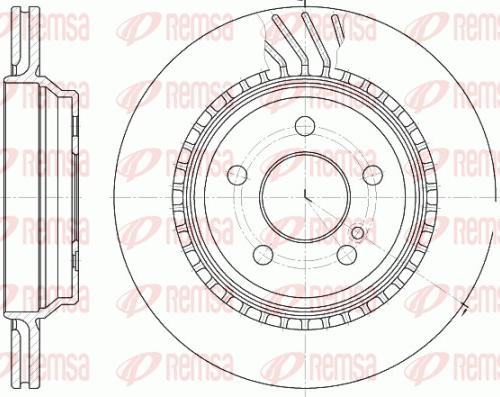 Remsa 61072.10 - Тормозной диск autosila-amz.com