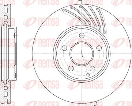 Remsa 61140.10 - Тормозной диск autosila-amz.com