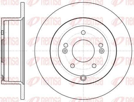 Remsa 61106.00 - Тормозной диск autosila-amz.com